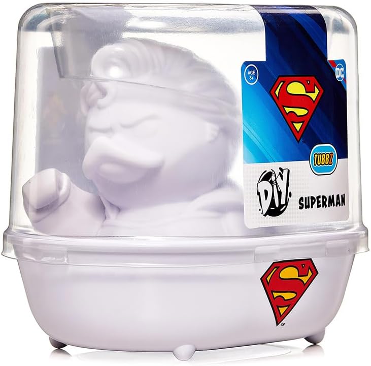TUBBZ DIY Edition Paint Your Own Batman Collectible Vinyl Rubber Duck Figure - Official DC Comics Merchandise - Childrens Activity Comic Book, TV, Film & Movies