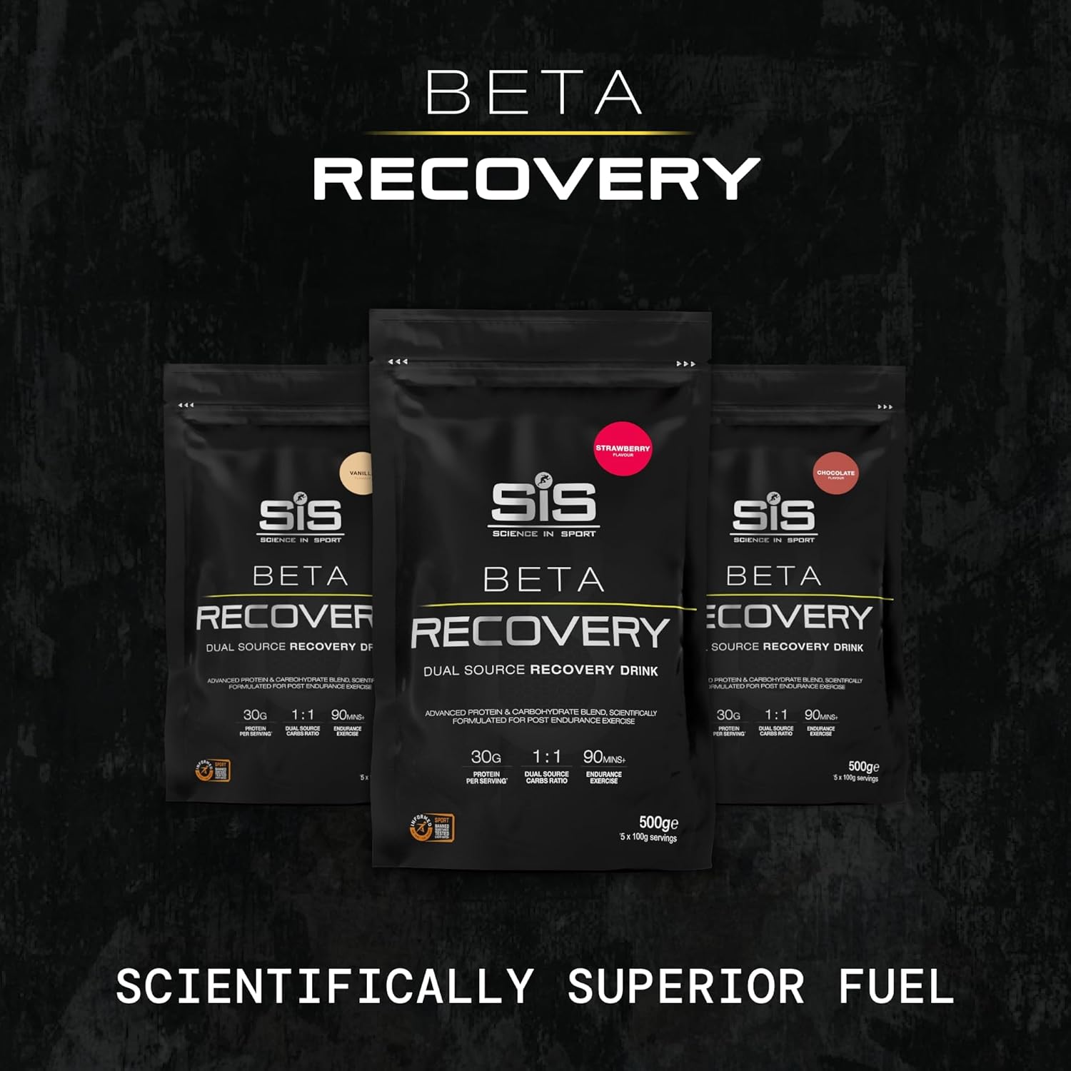 BETA Recovery Drink Powder - 500g - Vanilla