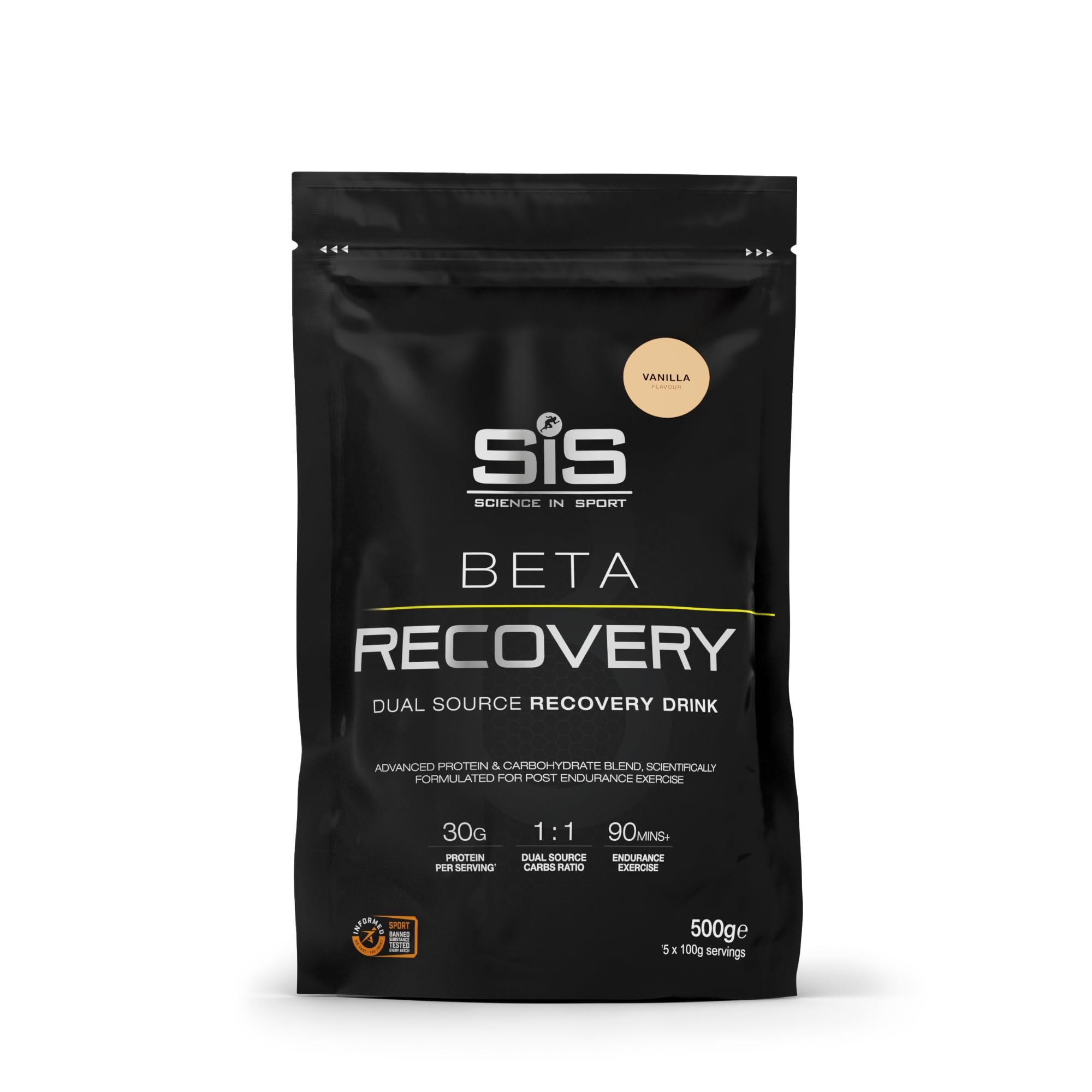 BETA Recovery Drink Powder - 500g - Vanilla