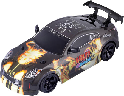 Revell RC I Naruto Itasha Drift Car I Allradantrieb und Drift-Reifen I Robuste thermogeformte Karosserie I Stilvolle LED-Bodenbeleuchtung I Zwei Reifensätze für Drift und Rennsport