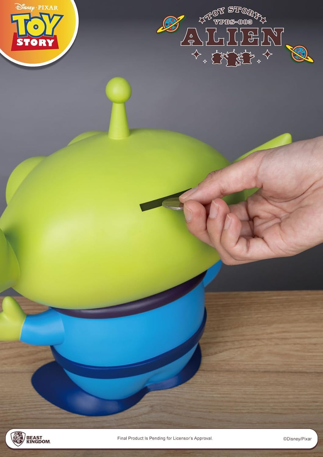 Beast Kingdom Toy Story: Alien VPBS-003 Small Vinyl Piggy Bank