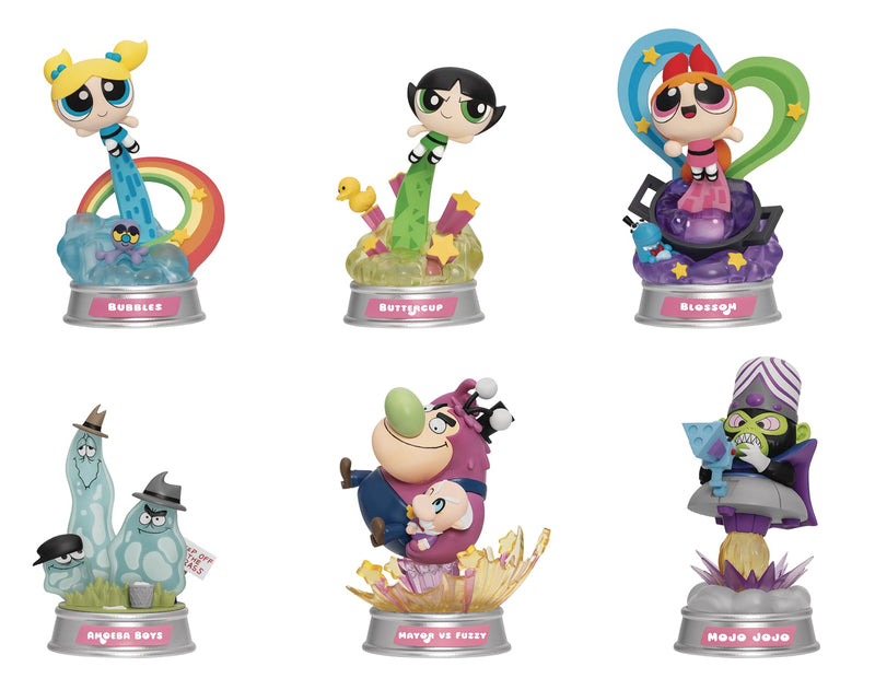 Beast Kingdom The Powerpuff Girls MDS-008 Mini D-Stage Mini Figure 6-Piece Set