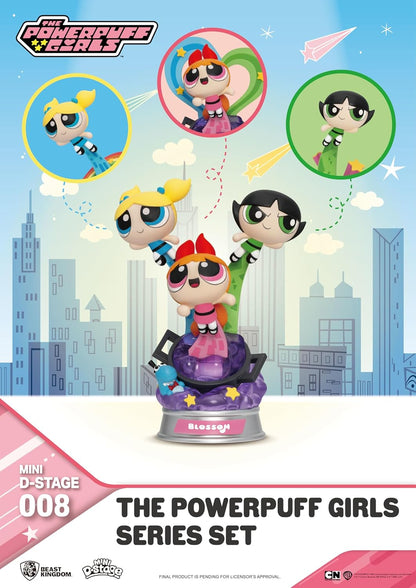 Beast Kingdom The Powerpuff Girls MDS-008 Mini D-Stage Mini Figure 6-Piece Set