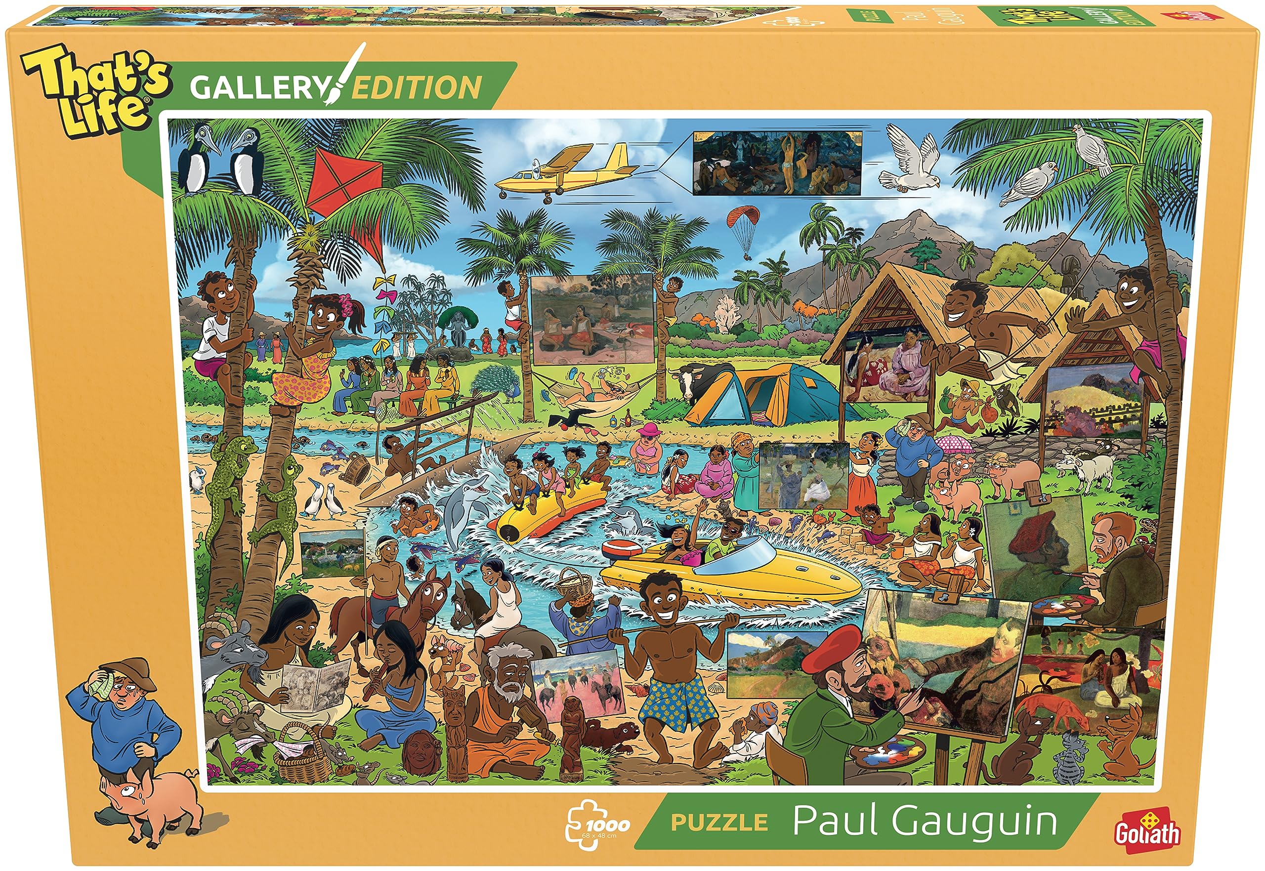 Goliath That's Life Gallery Edition: Paul Gauguin, Puzzle mit 1000 Teilen für Kinder ab 7 Jahren