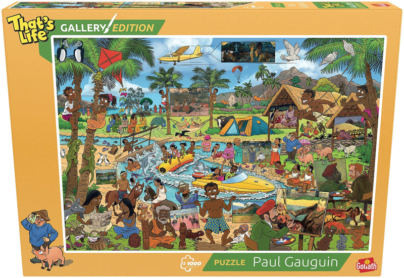 Goliath That's Life Gallery Edition: Paul Gauguin, Puzzle mit 1000 Teilen für Kinder ab 7 Jahren