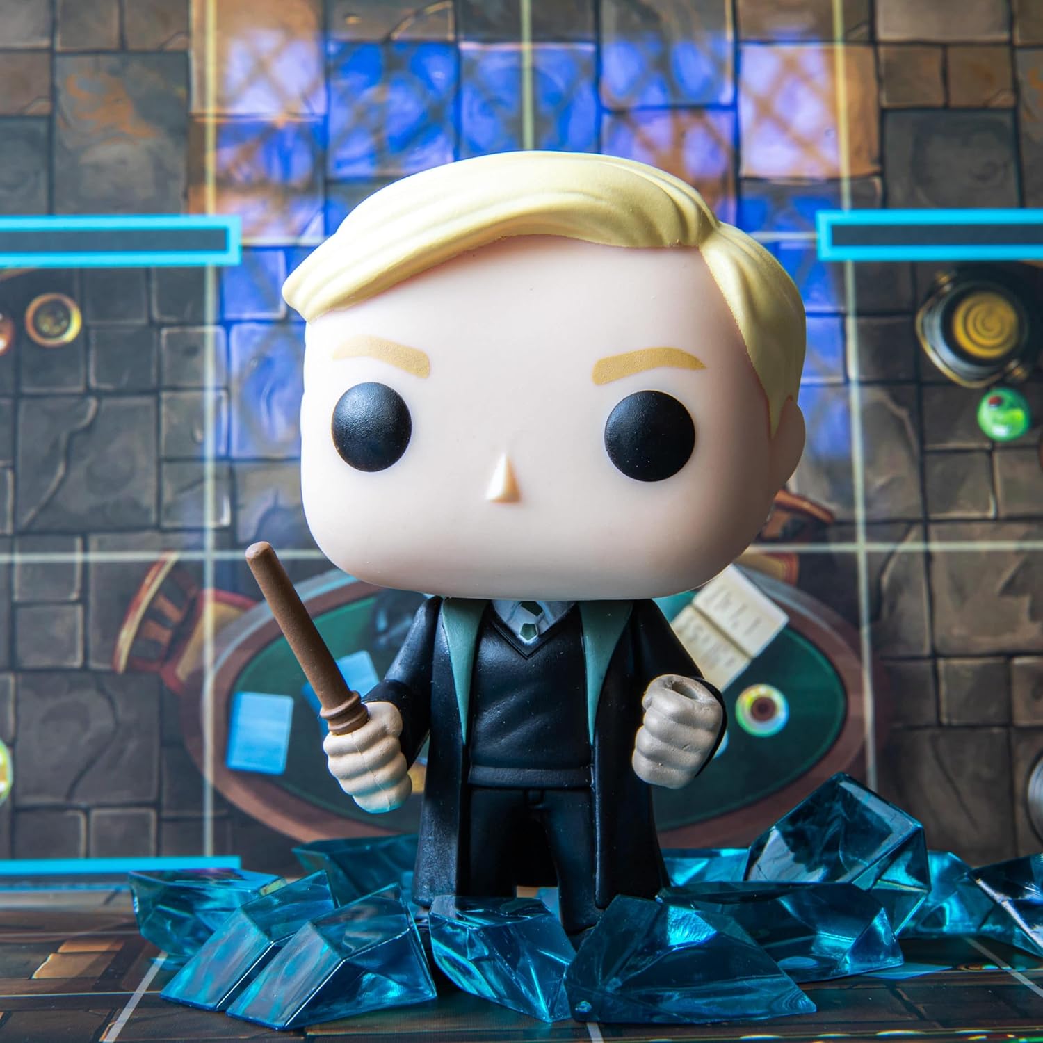 Funko Games Funkoverse Harry Potter - French Version - Board Game - Draco Malfoy And Ron Weasley - 3'' (7.6 Cm) POP! - Light Strategy Board Game For Children & Adults (Ages 10+) - Gift Idea