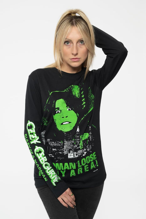 Ozzy Osbourne Madman Loose in NY Long Sleeve T Shirt