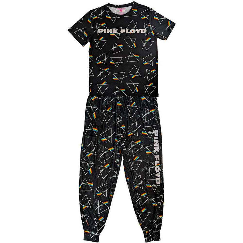Rock Off officially licensed products Pink Floyd Prism Repeat Pyjamas