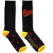 David Bowie Stars Logo Ankle Socks UK Size 6-11, black, UK Size 6-11