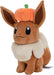 Pokemon 8In Seasonal Plush Eevee W/ Pumpkin Accy