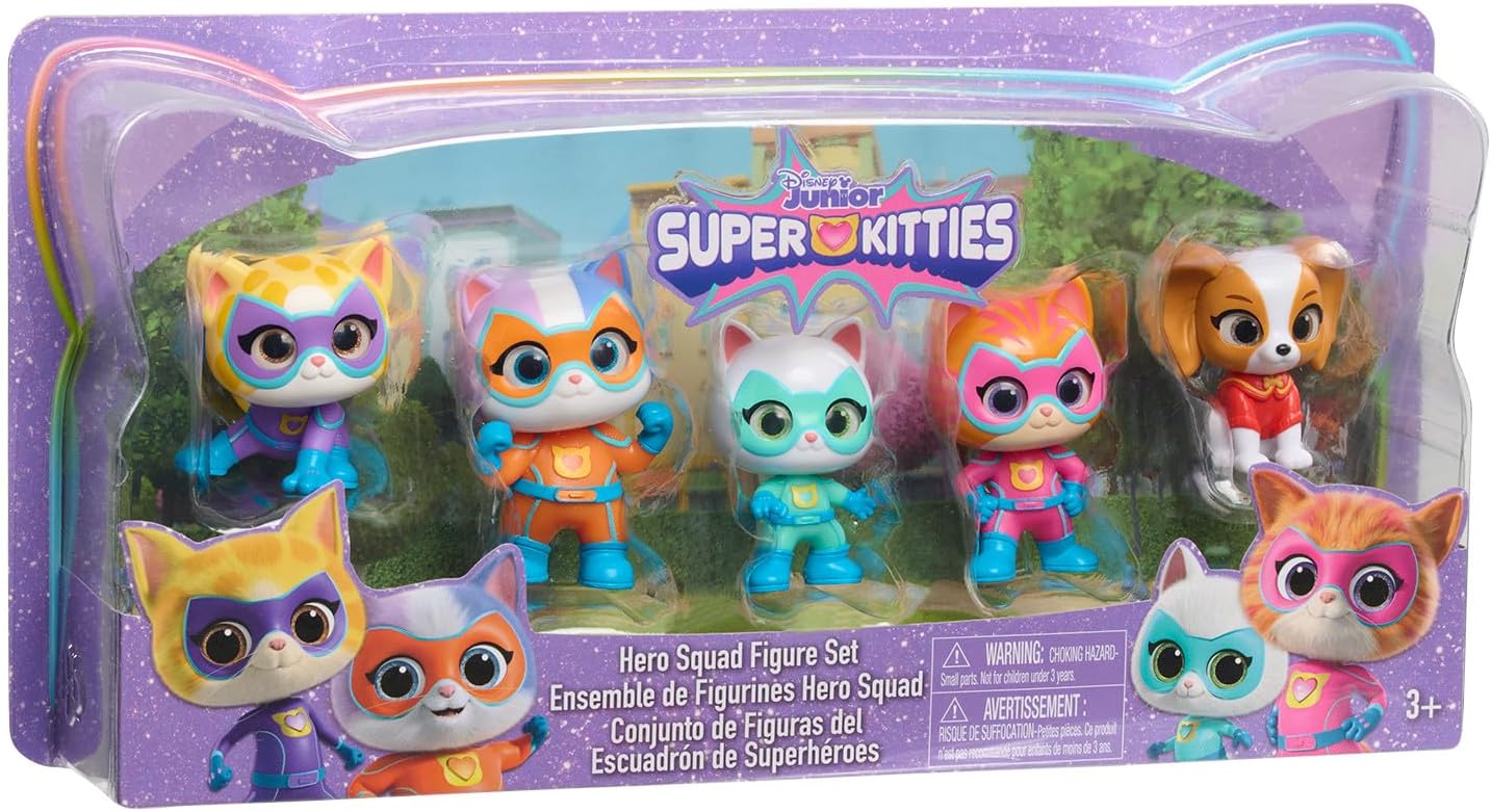 SUPERKITTIES Hero Squad Figure Set