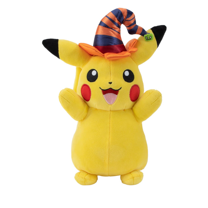 Pokémon Pikachu Plush With Witch Hat - 8-Inch Pikachu Plush with Unique Accessory