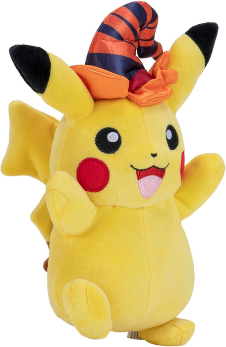 Pokémon Pikachu Plush With Witch Hat - 8-Inch Pikachu Plush with Unique Accessory
