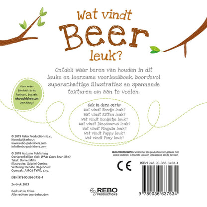 Wat vindt beer leuk?