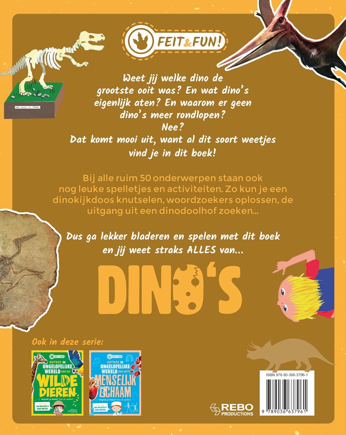 Rebo Publishers - Feit & Fun - Dinosauriers
