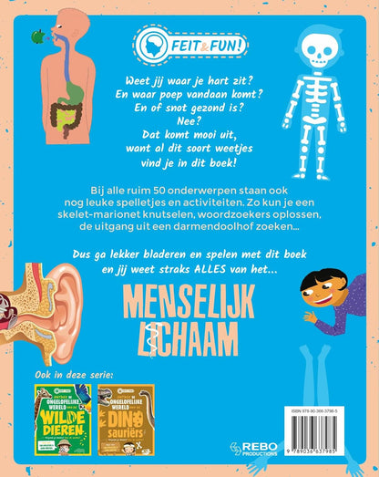 Rebo Publishers - Feit & Fun - Menselijk Lichaam