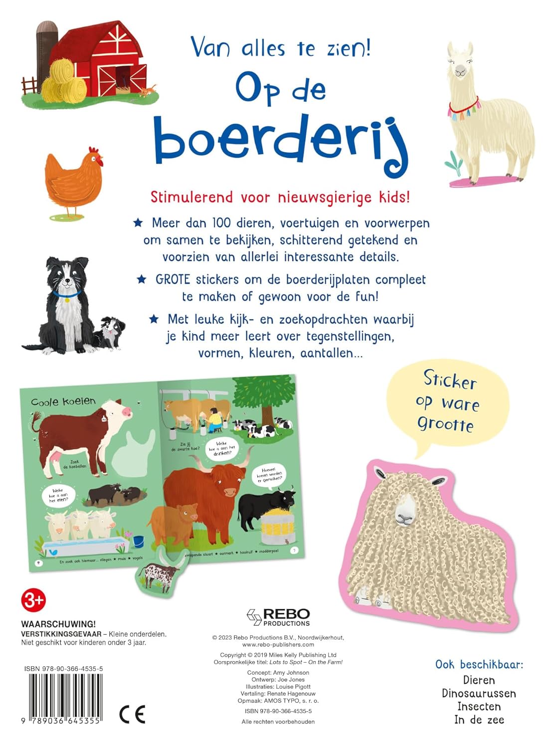 Rebo Publishers - Op de Boerderij - Van Alles Te Zien