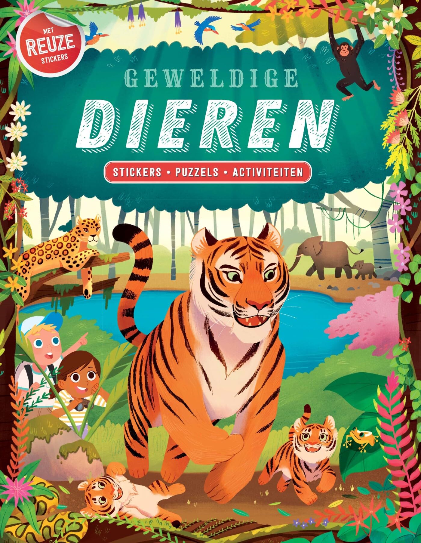 Rebo Publishers - Geweldige Dieren-Stickers