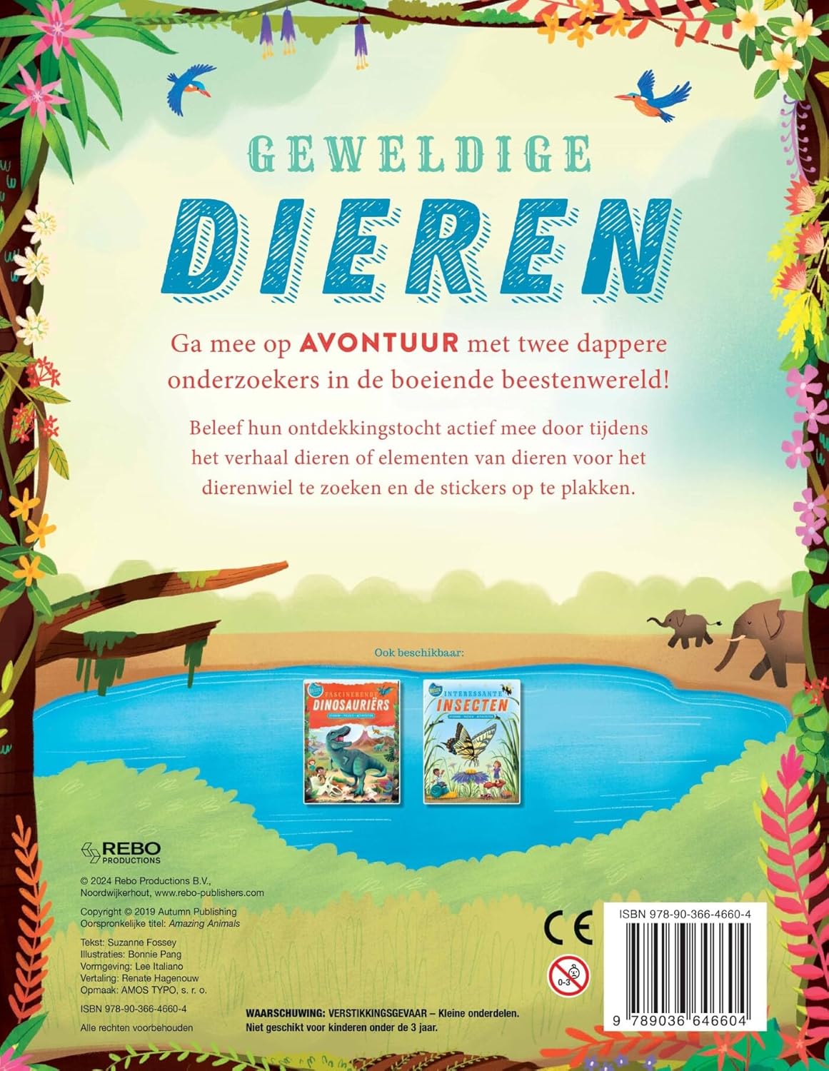 Rebo Publishers - Geweldige Dieren-Stickers