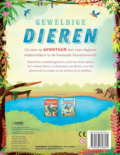 Rebo Publishers - Geweldige Dieren-Stickers