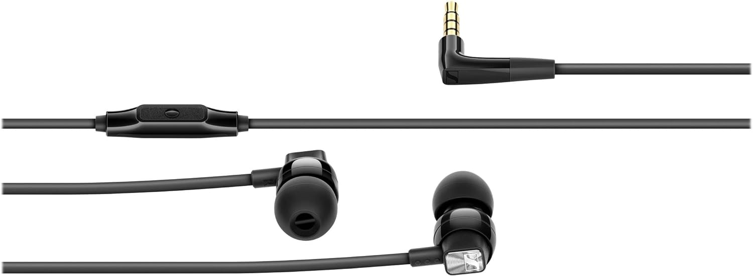 Sennheiser CX 300S In-Ear-Kopfhörer mit Universal Smart Remote ̶̶ Schwarz
