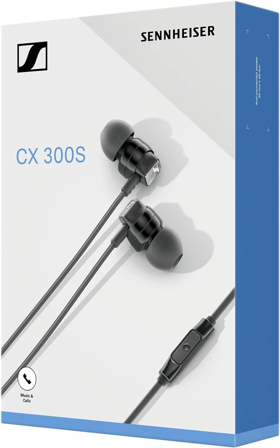 Sennheiser CX 300S In-Ear-Kopfhörer mit Universal Smart Remote ̶̶ Schwarz