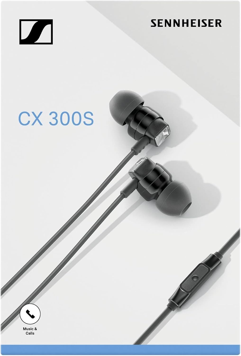 Sennheiser CX 300S In-Ear-Kopfhörer mit Universal Smart Remote ̶̶ Schwarz