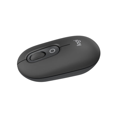 Logitech POP Mouse, Compact and Portable Wireless Bluetooth Mouse With Programmable Buttons and Quiet Clicks, Easy-Switch Between up to 3 Devices, Laptop, Tablet, PC