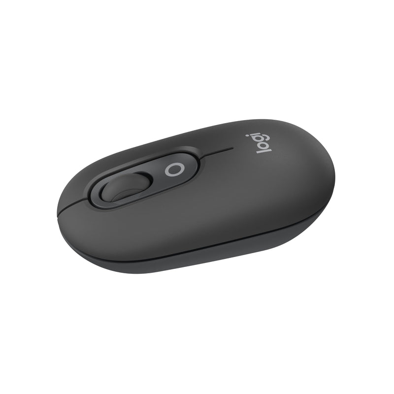 Logitech POP Mouse, Compact and Portable Wireless Bluetooth Mouse With Programmable Buttons and Quiet Clicks, Easy-Switch Between up to 3 Devices, Laptop, Tablet, PC