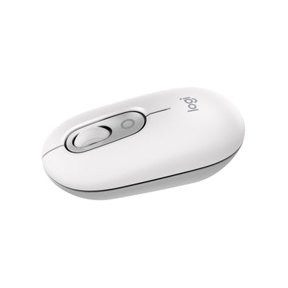 Logitech POP Mouse, Compact and Portable Wireless Bluetooth Mouse With Programmable Buttons and Quiet Clicks, Easy-Switch Between up to 3 Devices, Laptop, Tablet, PC - Off