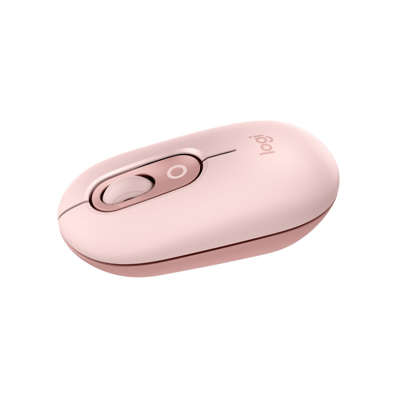 Logitech POP Mouse, Compact and Portable Wireless Bluetooth Mouse With Programmable Buttons and Quiet Clicks, Easy-Switch Between up to 3 Devices, Laptop, Tablet, PC