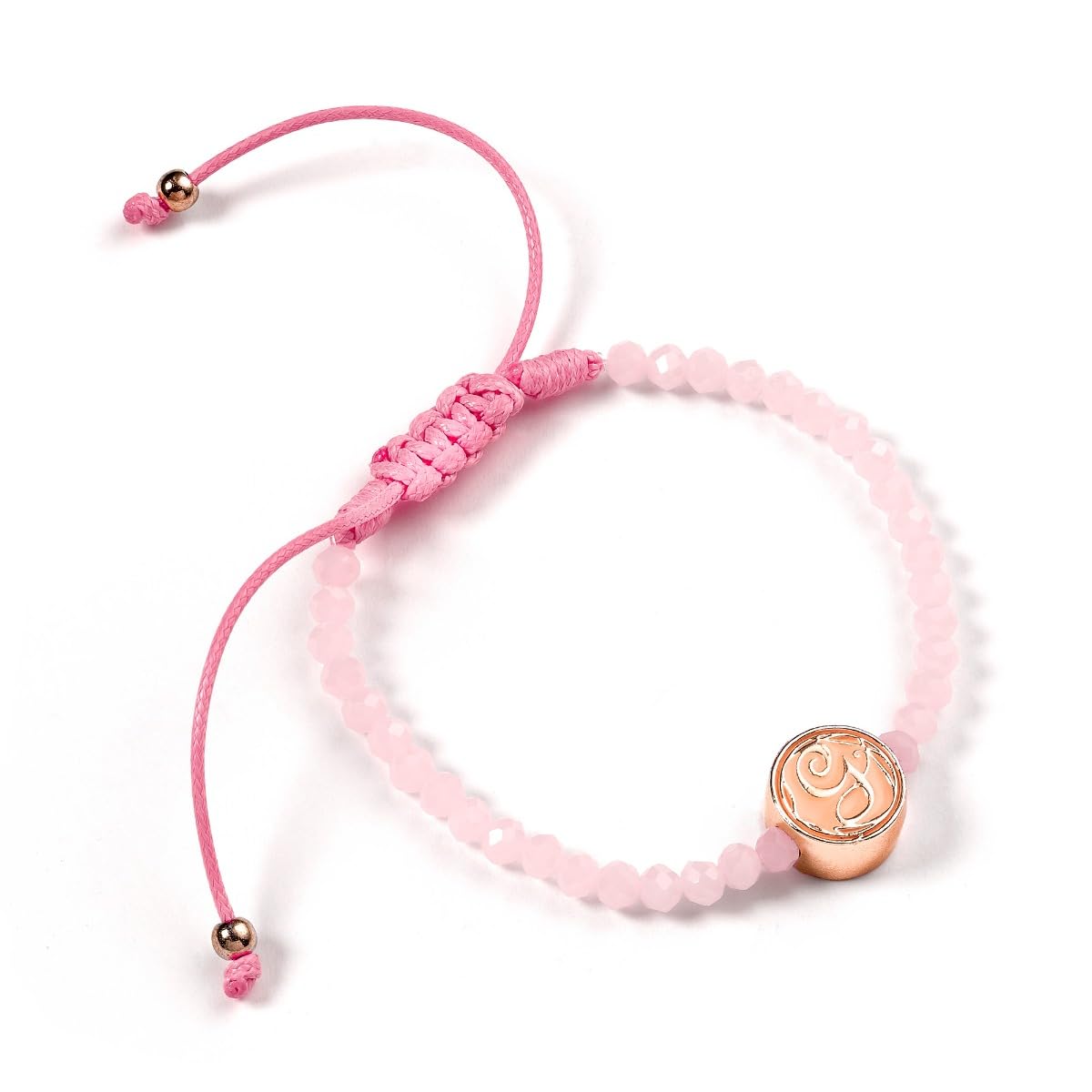 Wicked -Glinda Rose Quartz Friendship Bracelet