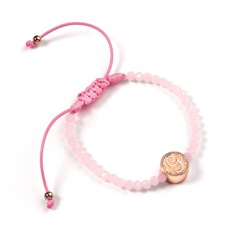 Wicked -Glinda Rose Quartz Friendship Bracelet