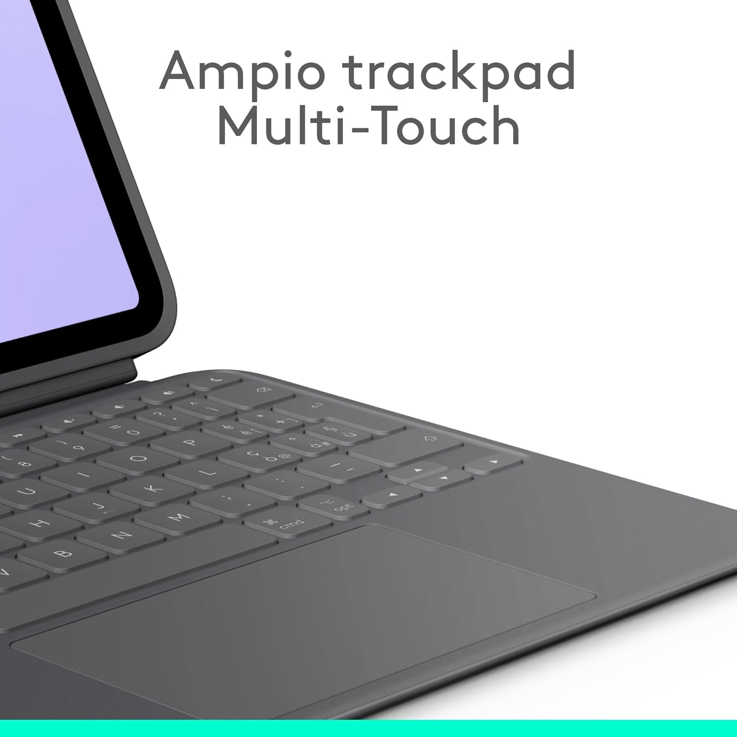 Logitech Combo Touch per iPad Pro da 11 pollici (M4)(2024) Custodia con tastiera - Tastiera staccabile retroilluminata con supporto, digitazione comoda, modalità multiuso, Layout ITA QWERTY - Grafite