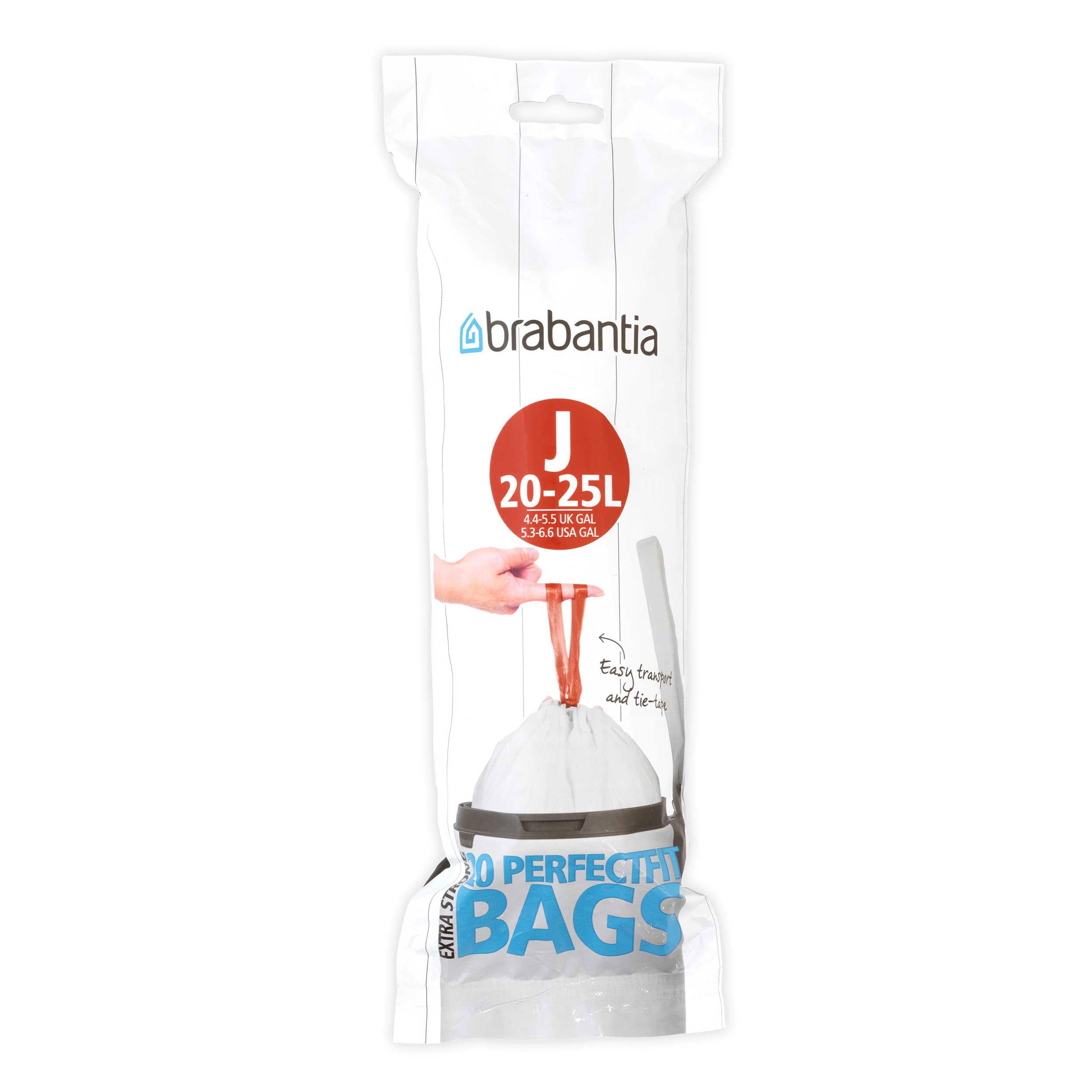 Brabantia Perfectfit Afvalzak ( J ) 20-25L 20 Stuks