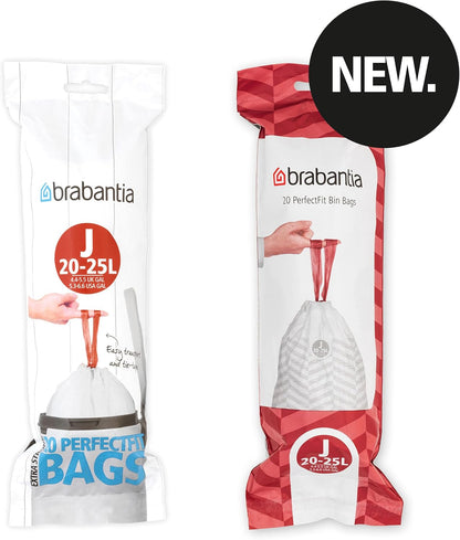 Brabantia Perfectfit Afvalzak ( J ) 20-25L 20 Stuks