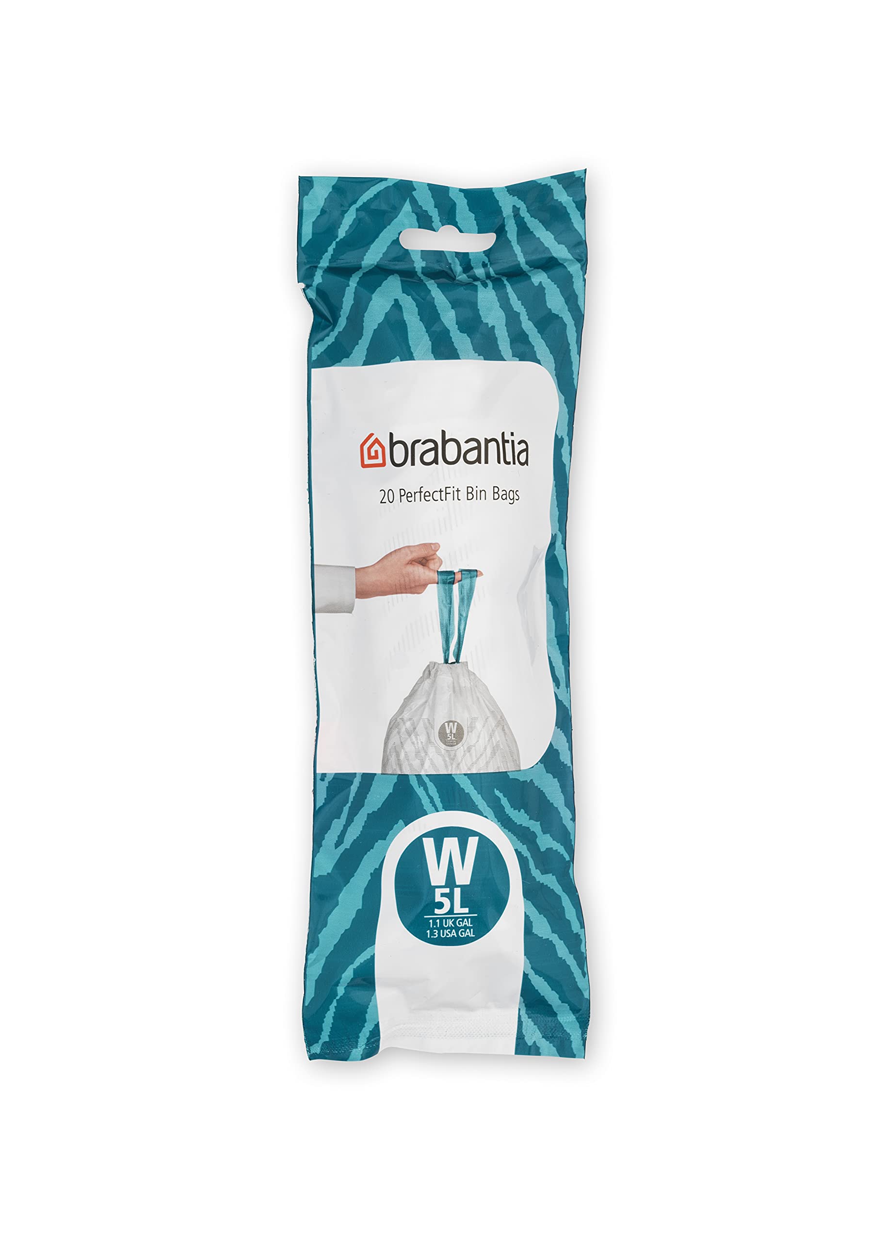 `Brabantia Perfectfit Afvalzak, ( W ) 5L - 20 Stuks`