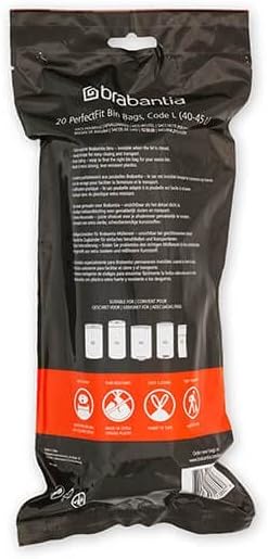 Brabantia PerfectFit Afvalzak ( L ) 40-45L 20 Stuks