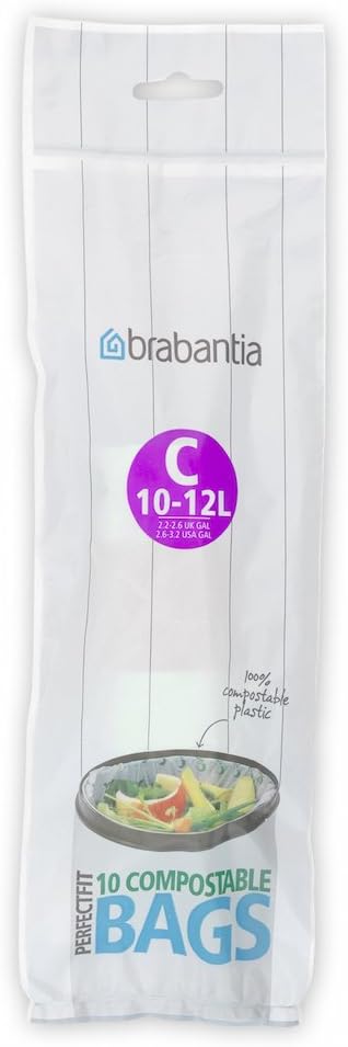 Brabantia PerfectFit Afvalzak ( C ) 10-12L - 10 Stuks