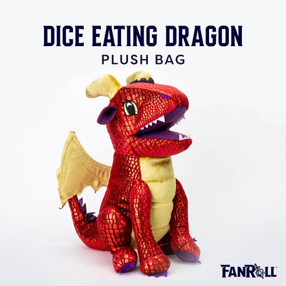 Metallic Dice Games FanRoll Dragon Plush Dice Bag