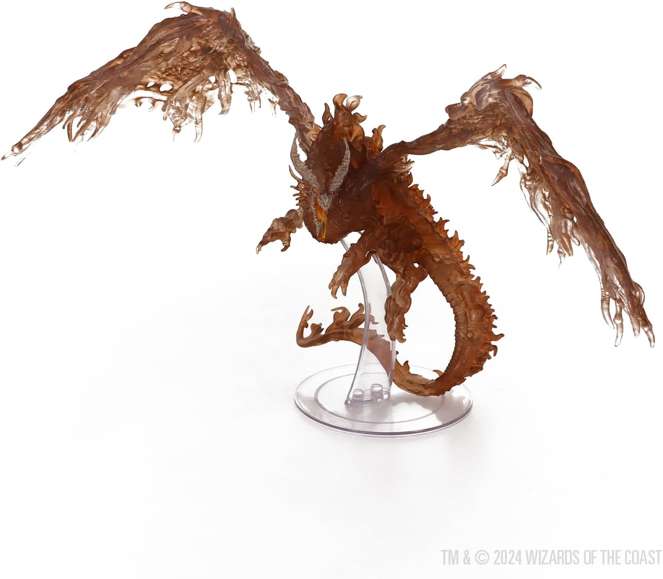 WizKids D&D Icons of The Realms: Red Ghost Dragon | Dungeons and Dragons Figure | Pre-Painted | Tabletop Accessories