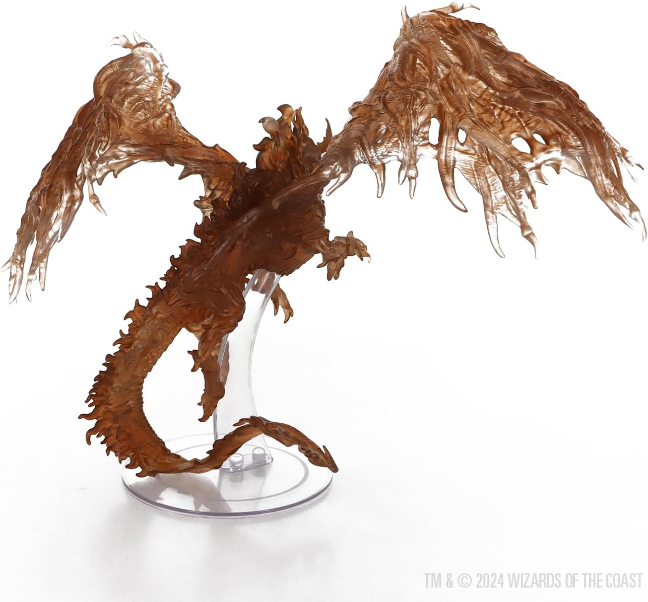 WizKids D&D Icons of The Realms: Red Ghost Dragon | Dungeons and Dragons Figure | Pre-Painted | Tabletop Accessories