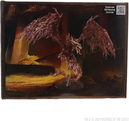WizKids D&D Icons of The Realms: Red Ghost Dragon | Dungeons and Dragons Figure | Pre-Painted | Tabletop Accessories