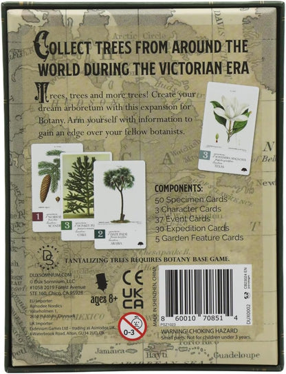 Botany: Tantalizing Trees Expansion | Family Strategy Game for Young Botanists and Adults | Ages 8+ | for 1-5 Players | Average Playtime 45-90 mins | Perfect for Family Game Night