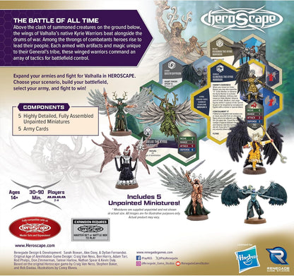 Renegade Game Studios Heroscape: Revna’s Rebuke: Kyrie Warriors Army Expansion, Gioco da Tavolo di Miniature Strategico, 2 Giocatori, Età 14+