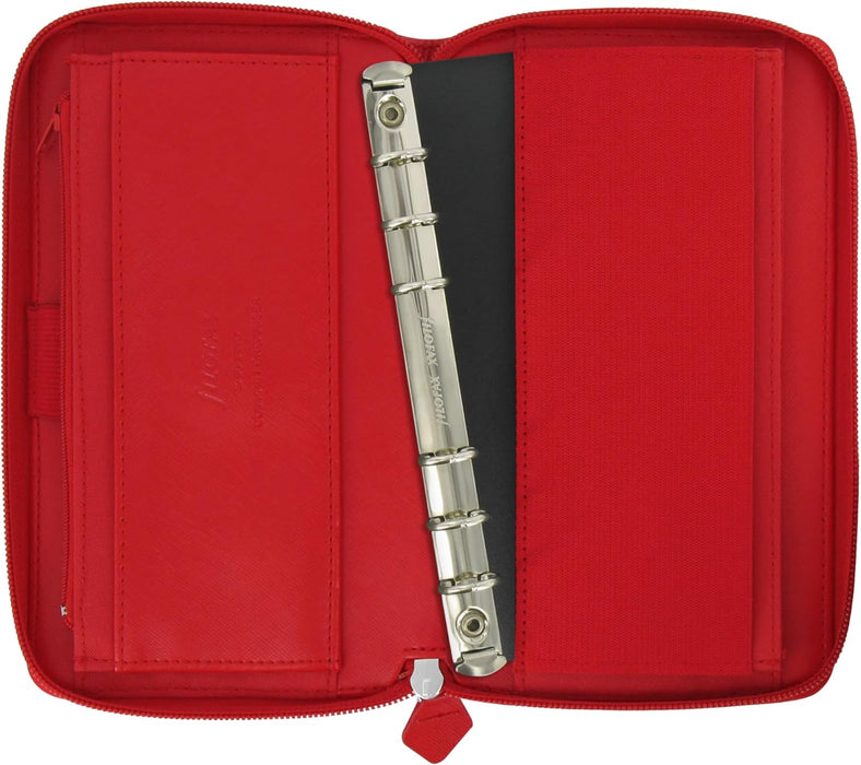 Filofax Personal Compact Zip Saffiano organiser - Poppy