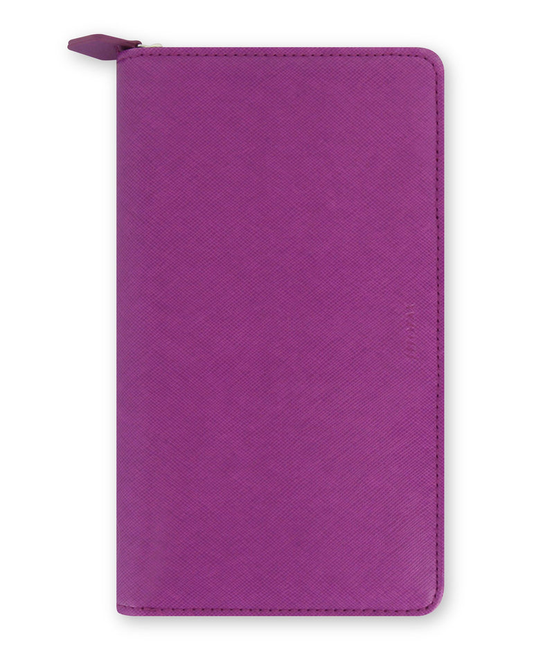 Filofax Personal Compact Zip Saffiano organiser - Raspberry 2025 Personal Compact Zip Raspberry