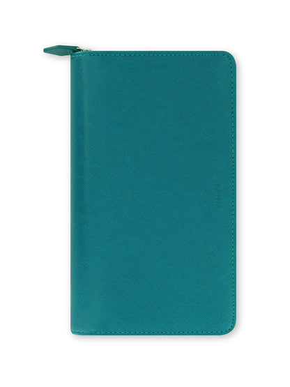 Filofax Personal Compact Zip Saffiano organiser - Aquamarine