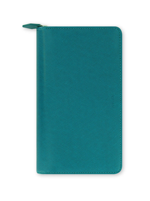Filofax Personal Compact Zip Saffiano organiser - Aquamarine