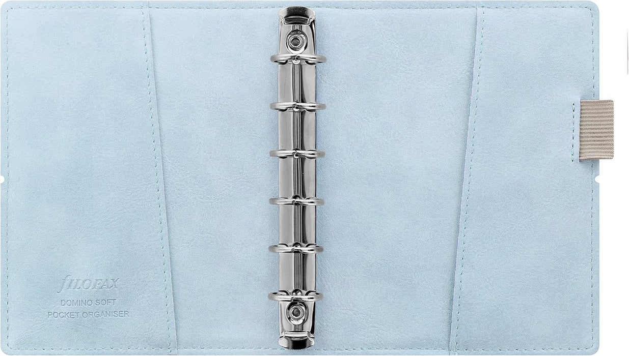 Filofax Pocket Domino Soft Organiser - Pale blue